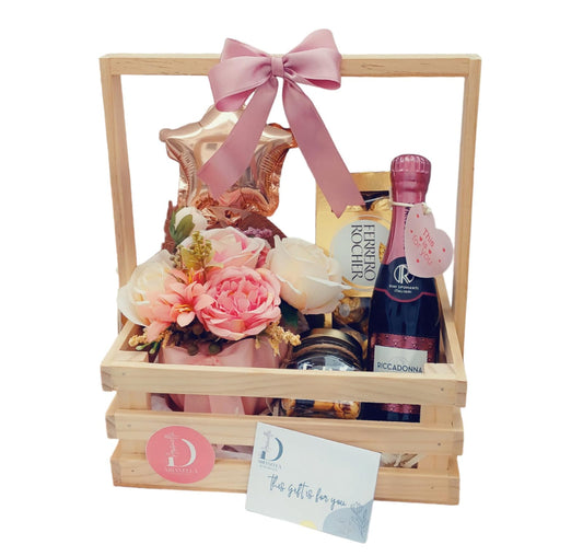 Box Gift Canasta Floral Premium